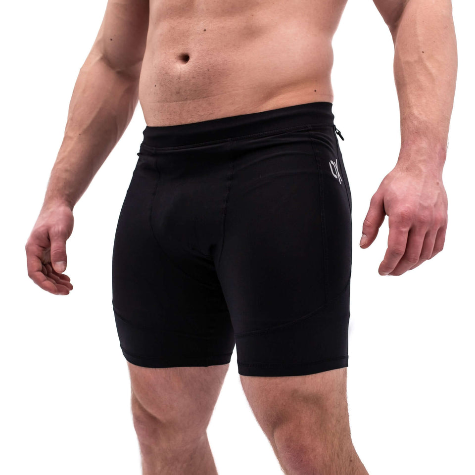 A7 apparel Men's Ox Compression Shorts - Night